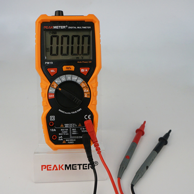 Тестер вольтамперомметра автоматического выключения автоматический, индикация батареи цифрового вольтамперомметра мастера низкая