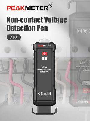Sound and Light Alarm Auto Power Off AC Voltage Detector for Industrial Applications