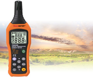 Метр влажности цифрового термометра высокой точности с выбором блока °К/°Ф